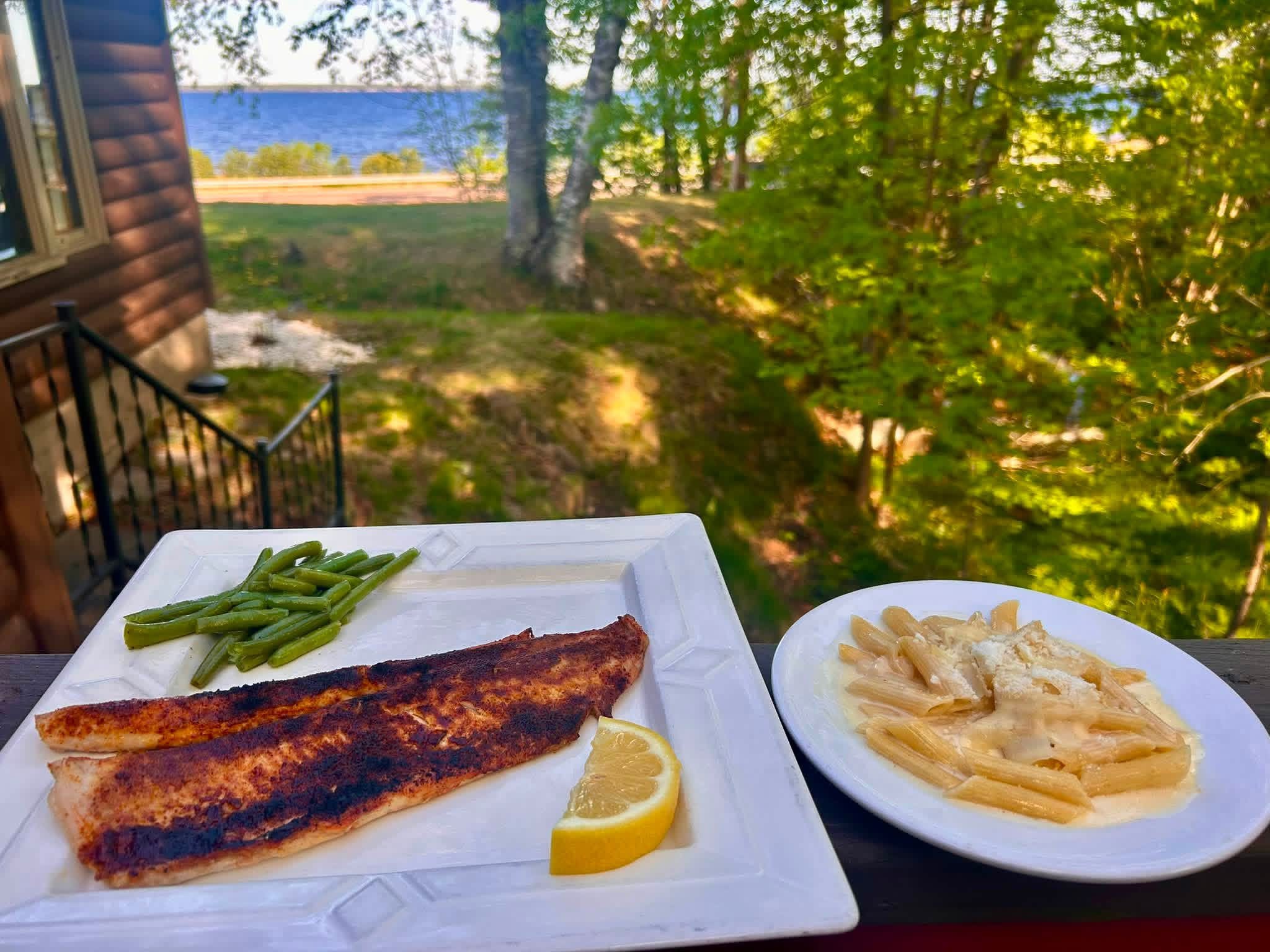Food at Log Cabin Grill and Bar